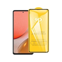 Sm Galaxy A72 9d Full Glue Tempered Cam Ekran Koruyucu- 5775
