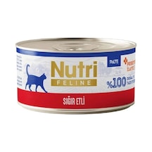Nutri Feline Sığır Etli Tahılsız Kedi Konservesi 70 Gr