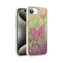 Gld-spt- Newface Apple Uyumlu iPhone 16e Kılıf Blade Aynalı Desenli Kapak - Desen 5