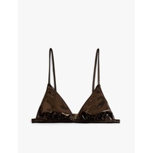 Koton Varak Baskılı Parlak Bralet Bikini Üstü Bronz 6sak10151mm