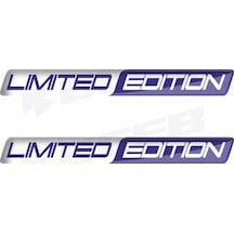 Limited Edition Long 3 Boyutlu Damla Sticker Mavi