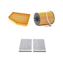 Bosch Filtre Bakım Seti Bmw 6 Serisi E63 E64 650 Benzin 2006-2010 Hava + Yağ F. + Polen Filtre Bosch