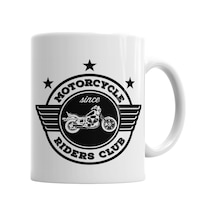Motorcycle Motorsiklet Kupa Bardak Porselen Karışık