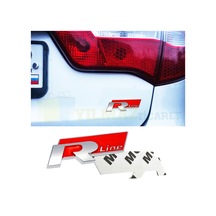 Volkswagen R line Kırmızı Bagaj Logo Arma Amblem Passat Golf CC Tiguan Paslanmaz Çelik