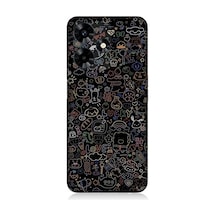 İnfinix Hot 30 Uyumlu 8 Bit Sevimli Karakterler Desenli Silikon Kılıf