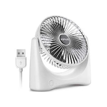 Novahub Mini Masa Fanı Sessiz 3 Hızlı Usb Şarjlı Bebek Ve Hamileler İçin Masa Vantilatörü Ev Ve Ofis Kullanımı