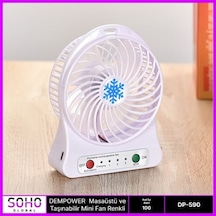 Zensaas41 Masaüstü Taşınabilir 3 Kademeli Fan Zensaa56