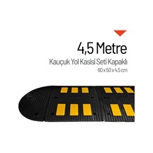 Kauçuk Hız Kesici 6 Bantlı - 4,5 Metre Set-4102