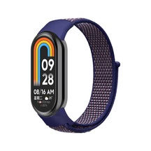Novstrap Xiaomi Mi Band 8 - Mi Band 9 İle Uyumlu Kordon Hasır Spor Dokuma Kumaş Kordon Kayış