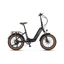 Ümit Altec Hydra 20 Jant 7 Vites Elektrikli Katlanır Bisiklet Mat Siyah
