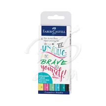 Faber Castell Pitt Artist Pen Kaligrafi Setleri 6Lı Pastels Set