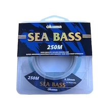 Okuma Sea Bass Nylon Moss Green Color 250 M-0,41Mm