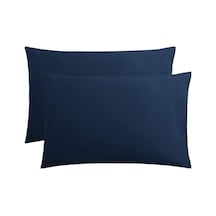 Stella Flavo 2'li Yastık Kılıfı 50x70+20 Cm Kapaklı Lacivert
