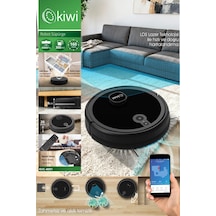 Kiwi KVC-4091 Siyah Akıllı Robot Süpürge