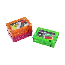 Ers Metal Kutu Dikiş Seti İplik - Mezura - Tekstil Makası - İğne - Yüzük Çok Renkli