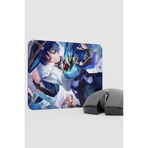 Wanderer Genshin Impact Anime Gacha V3 - 22x18 Gaming Mouse Pad Fare Altlığı