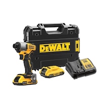 Dewalt DCF840D2T-QW 18V 2.0Ah Kompakt Kömürsüz Çift Akülü Darbeli Matkap