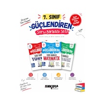 Ankara Yayıncılık 2027 7. Sınıf Türkçe + Matematik + Din Kültürü Ve Ahlak Bilgisi Yeni Müfredat Bağlam Temelli Güçlendiren Soru Bankası Seti 3 Kitap
