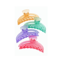 Oval Noktalı Mandal Toka 10 Cm Mavi