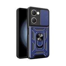 Vivo Y18 Kılıf Pars Lens Yüzüklü Silikon - Lacivert Standart