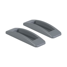 Yifomall Cam Kapı Ve Pencere İçin Zırhlı Yapıştırıcı, Çabuk Kurulum, Çaba Tasarrufu, Delme Yok, Gri 2 Adet , Abs Malzeme, Dayanıklı Tutucu