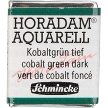 Schmincke Horadam Aquarell Artist Sulu Boya Cobalt Green Dark Yarım Tablet