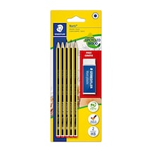 Staedtler 120 A Sbkd Noris Kurşun Kalem Set 5 X Noris Kalem 1 X Silgi 1 X Kalemtraş 124-Pembe