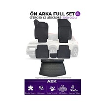 Citroen C3 Aircross 2024+ D Karbon Paspas Takımı +3d Pvc Alt Baga
