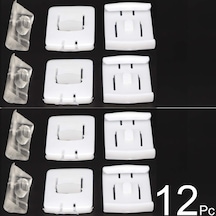 Novahub Vw Golf İçin Mk1 Mk2 Mk3 Jetta A1 A2 Passat B1 B2 B3 B4 Polo 3 6n/6kv Araba Koltuğu Bağlantı Ray Koşucu Klip Oto Aksesuar 57020378