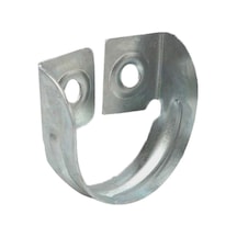 Cateksss İki Delikli Metal Askı Flanşı - 26 Lı Paket Gümüş