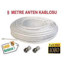 Anten Kablosu 5 Metre Tak Kullan Rg6