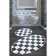 Dama Djt 2 Lı Set Banyo Halısı Paspas Seti Çok Renkli