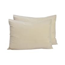 2 Li Ranforce Pamuk Yastık Kılıfı 50x70 Bej