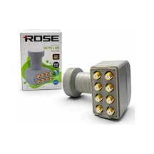 Rose Rle-800 Octo Lnb Sekiz Çıkışlı Universal Full Hd 4k Uyumlu Uydu Lnb