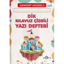 Mavi Boncuk Maarif Model Yazı Defteri Dik Kılavuz