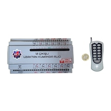 12 X 200watt Çıkışlı, Rf Alıcılı, Dahili Antenli Kumanda Seti.