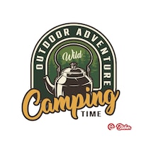 Adventure Camping Çay Tea Sticker Oto Sticker Off Road