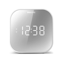 Philips Radyolu Çalar Saat Aynalı Ekranlı Çift Alarmlı Radyo