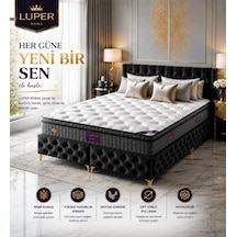 Luper Çift Kişilik Roma Couple Wick Full Ortopedik Delu x e Yaylı Yatak 90  x  190