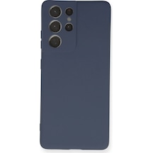 Lvsqvr Newface Samsung Uyumlu Galaxy S21 Ultra Kılıf Nano İçi Kadife Silikon - Gri