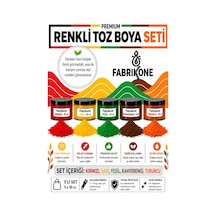Toz Mum Boyası Seti 10 Cc 5'li Soya & Parafin Wax Için Kırmızı, Sarı, Yeşil, Kahverengi, Turuncu Bkfab5ksrykht10g Karışık