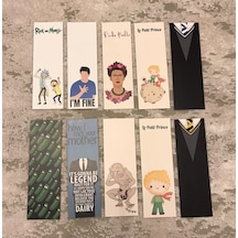 10lu Dizi Film Karışık Desenli Kitap Ayraç Seti Pytkkayr0013