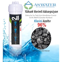 Inline 2 Aşama Gac Karbon Filtre-granül Tüm Kapalı Kasa Cihazlar İle Uyumludur. 1