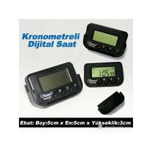 2 Adet-kenko Öğrenci Saati - Kronometreli Ders Çalışma Saati - Dijital Masa Saati Kronometre