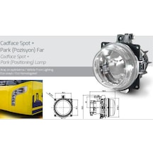 Otokar Temsa Cadface Uzun Hüzme Far Parklı Farba 14231e