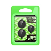Xiaomi Note 14 5g Raze Metal Kamera Lens - Siyah Belirtilmemiş