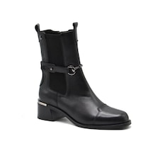 Venüs 2352402k Topuklu Tokalı Klasik Deri Kadın Bot 001