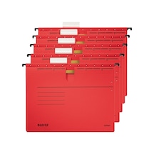 Leitz Askılı Dosya Telsiz Delta Karton A4 Kırmızı 6515