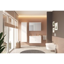 Base 300 A44155 Tuvalet Fırçalığı, Krom Beyaz - Çok Renkli
