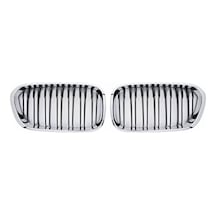 Bmw F20 Lcı Panjur Set, Krom-siyah, Çift Çıtalı, 2015-19, B A0203194